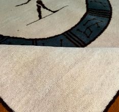 Atlas Ivory Handknotted Wool Rug