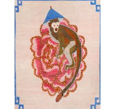Celeste Pink Turkish Handmade Rug