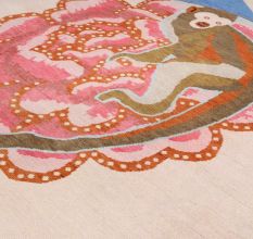 Celeste Pink Turkish Handmade Rug
