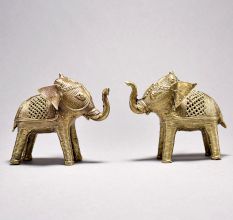 Tribal Art Elephant Figurine For Home Decor