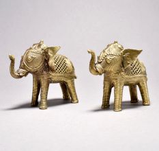 Tribal Art Elephant Figurine For Home Decor
