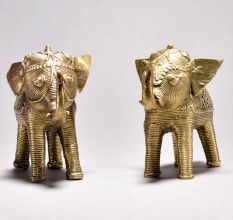 Tribal Art Elephant Figurine For Home Decor