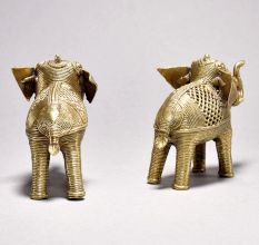 Tribal Art Elephant Figurine For Home Decor