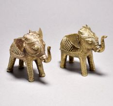 Tribal Art Elephant Figurine For Home Decor
