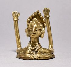 Tribal Art Lady Bust with Long Arms