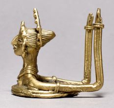 Tribal Art Lady Bust with Long Arms