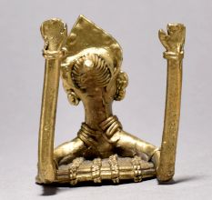 Tribal Art Lady Bust with Long Arms