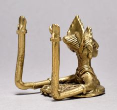 Tribal Art Lady Bust with Long Arms