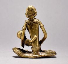 Exquisite Tribal Woman with Child Statue