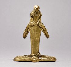 Tribal Woman Reading Book Sculpture