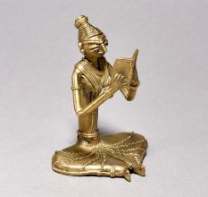 Tribal Woman Reading Book Sculpture