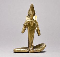 Tribal Woman Reading Figurine