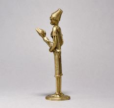 Tribal Woman with Child Figurine