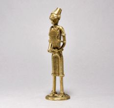 Tribal Woman with Child Figurine