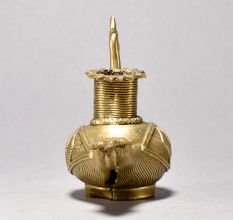Peacock Design Candle and Incense Holder