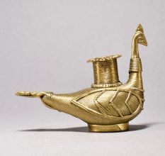 Peacock Design Candle and Incense Holder