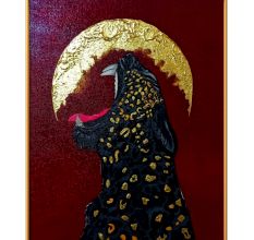 The Regal Roar Acrylic on Canvas Painting