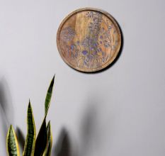 Handcrafted Earthen Wall Plate Set of 6