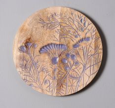 Handcrafted Rustic Wall Plate Set of 4