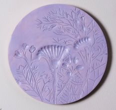 Handcrafted Rustic Wall Plate Set of 4