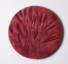 Handcrafted Rustic Wall Plate Set of 4