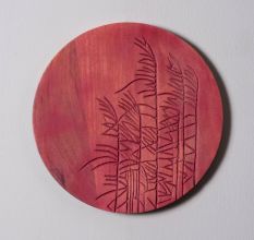 Handcrafted Etched Wall Plate Set of 8