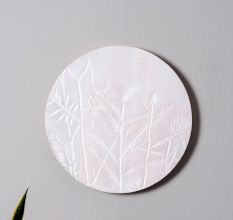 Handcrafted Etched Wall Plate Set of 8