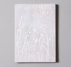 Natural Notebook Wall Plate Set of 4