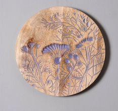 Peaceful Lavender Wall Plate Set of 6