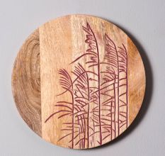 Elegant Botanical Wall Plate Set of 4