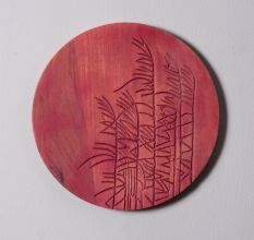 Elegant Botanical Wall Plate Set of 4