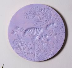 Delicate Flora Wall Plate Set of 2