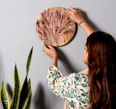 Floral Brilliance Wall Plate