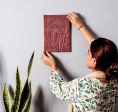 Handcarved Terracotta Wall Plate