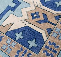 Zara Blue Turkish Handmade Rug