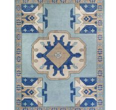 Zara Blue Turkish Handmade Rug