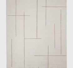 Rectangle Brint Abstract Rug