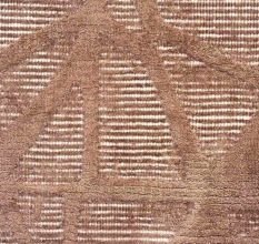 Sepia Wool Silk Handmade Rug