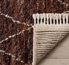 New Chalcoal Colour Moroccon Design Rug