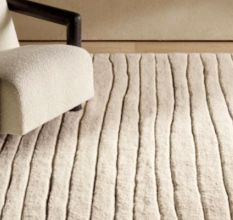 Fog Colour Burbur Moroccon Design Rug