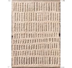 New Beige Colour Moroccon Handmade Rug