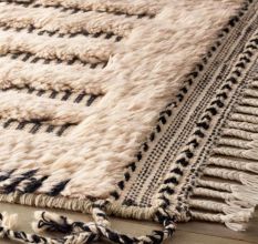 New Beige Colour Moroccon Handmade Rug