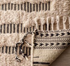 New Beige Colour Moroccon Handmade Rug