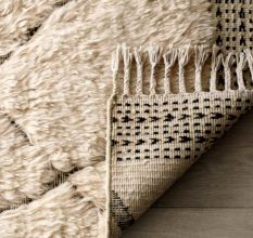 Fog Colour Moroccon Design Handmade Rug