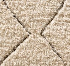 Fog Colour Moroccon Design Handmade Rug