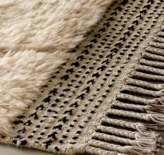 Fog Colour Moroccon Design Handmade Rug