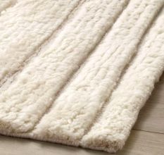 Moroccon Rugs Handmade Knotted White