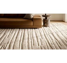 Moroccon Rugs Handmade Knotted White