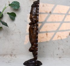 Traditional Hand-Carved Lord Venkateswara Idol