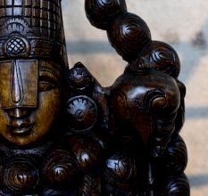 Traditional Hand-Carved Lord Venkateswara Idol